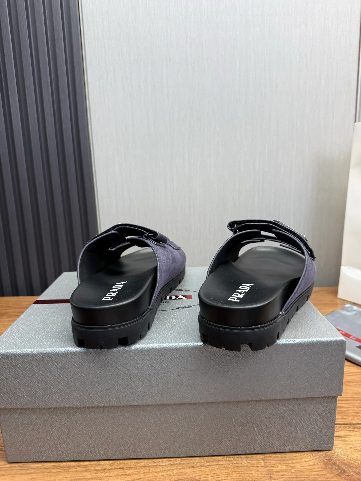 Men's shoes 💰440💰 ＰＲＡＤＡPrada - popular men's slippers hot sale 🔥 🩴Official website one to one production 38-45 sizes 45 46 🉑️Customized!